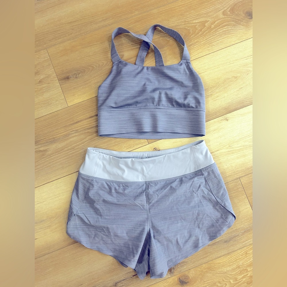 Athleta shorts and sports bra